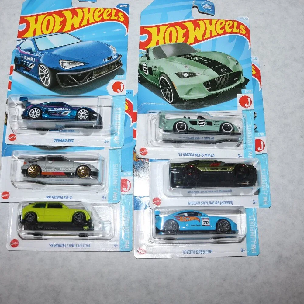 Hot Wheels lot of 6 J-Imports all NIP